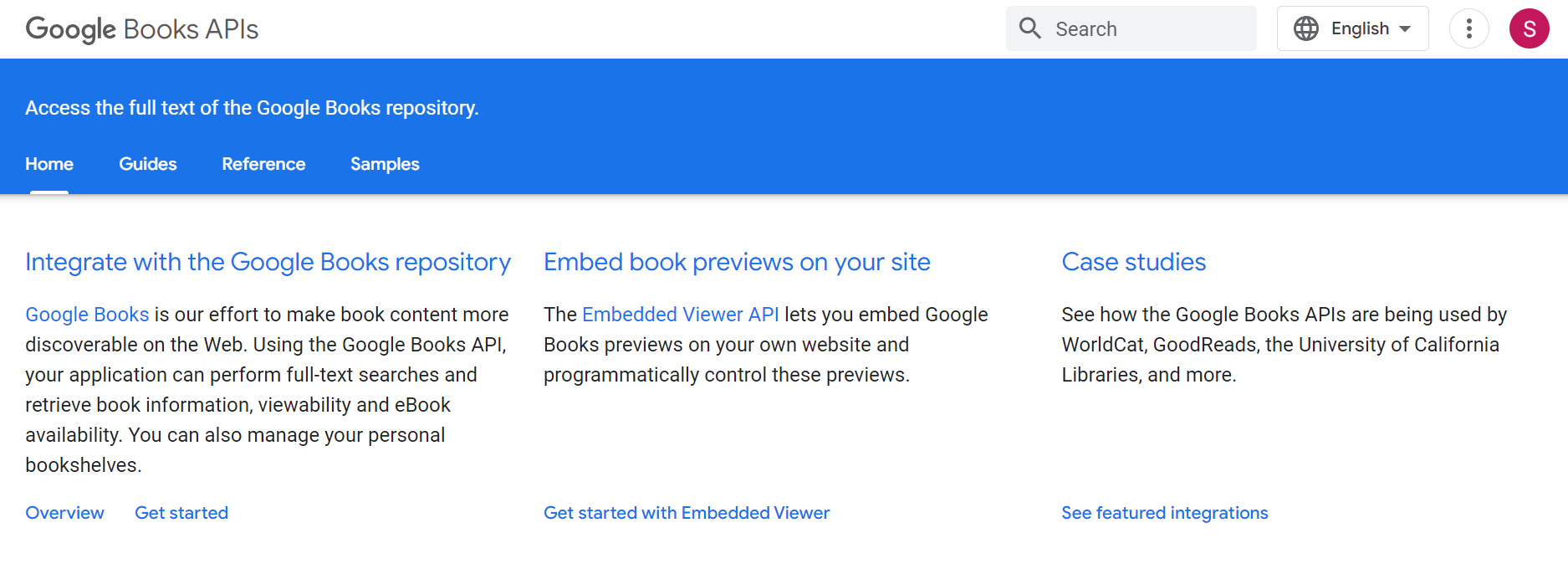 Google Books api
