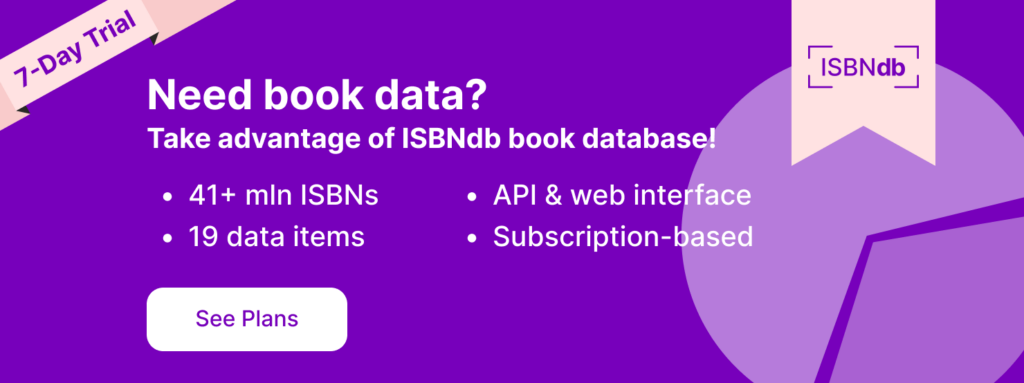 need book data