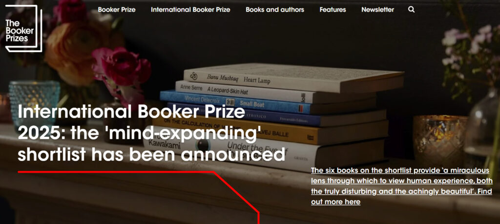 International Booker Prize Shortlist Announcement